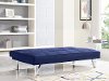 Navy Blue Serta Convertible Sofa Bed - Carly-3