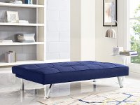 Navy Blue Serta Convertible Sofa Bed - Carly-3