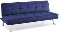 Navy Blue Serta Convertible Sofa Bed - Carly-4
