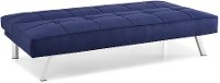 Navy Blue Serta Convertible Sofa Bed - Carly-6