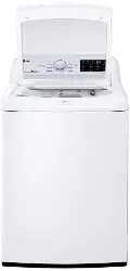 WT7100CW LG Clear Top Top Load Washer - 4.5 cu. ft. White