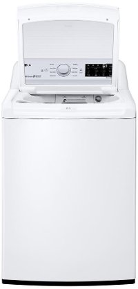 WT7100CW LG Clear Top Top Load Washer - 4.5 cu. ft. White