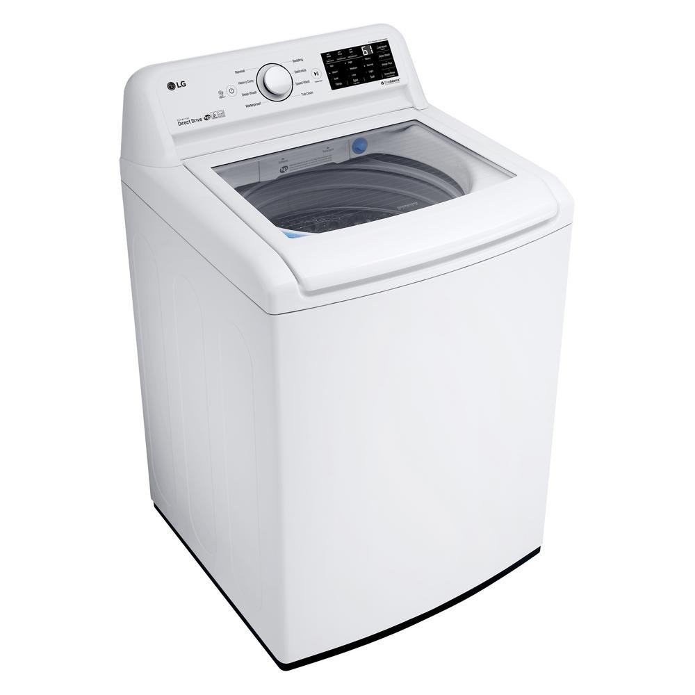 WT7100CW LG Clear Top Top Load Washer - 4.5 cu. ft. White-2