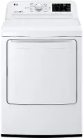 DLE7100W LG Electric Dryer with Dial-a-Cycle - White