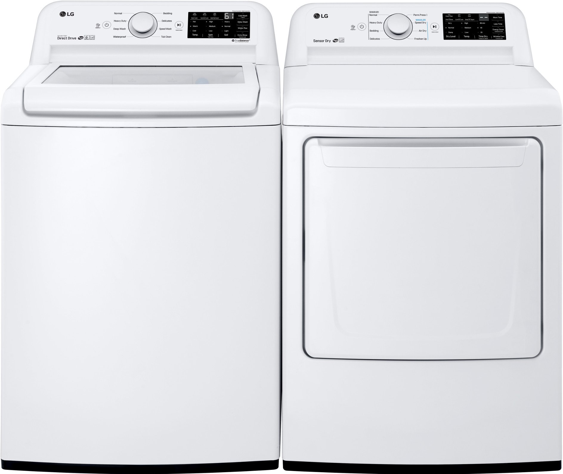 KIT LG Top Load Laundry Pair - Electric White-1
