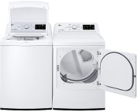 KIT LG Top Load Washer and Dryer Laundry Pair - Gas White-2
