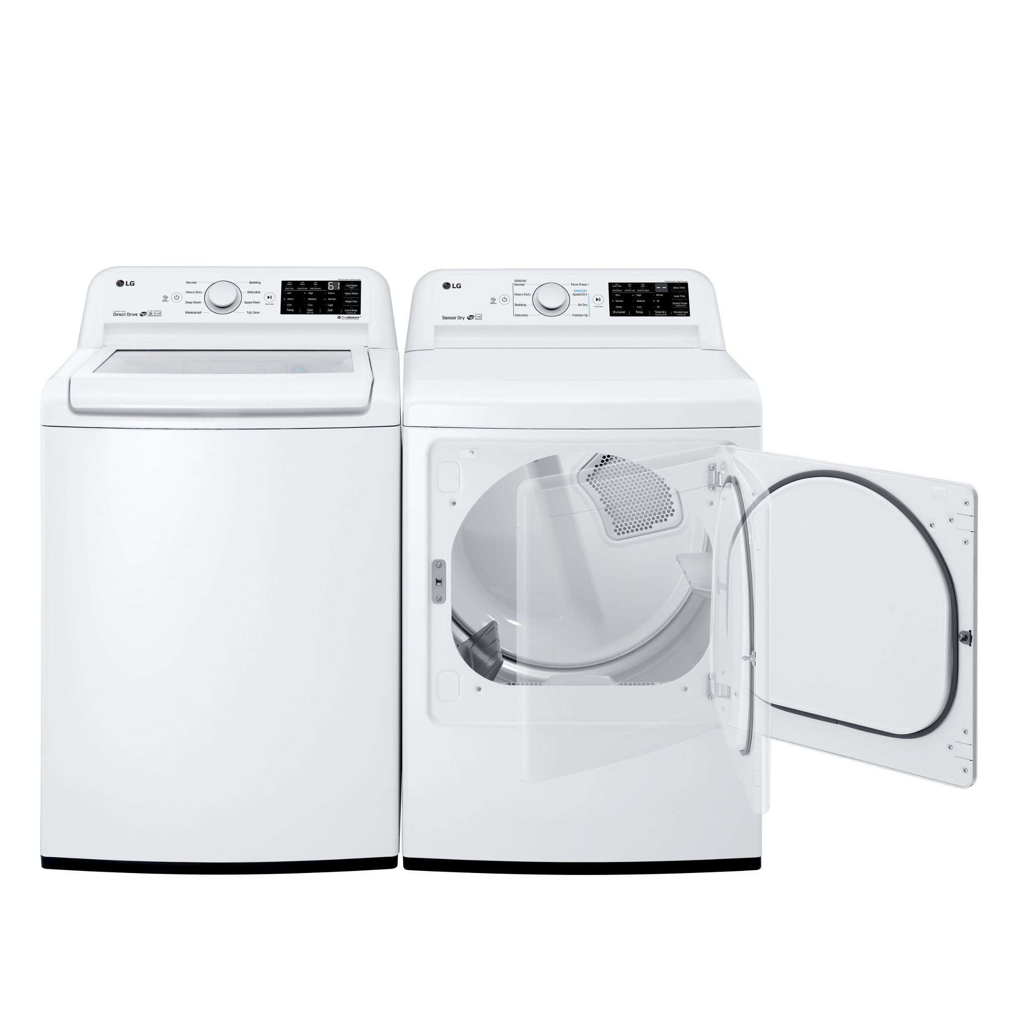 KIT LG Top Load Washer and Dryer Laundry Pair - Gas White-3