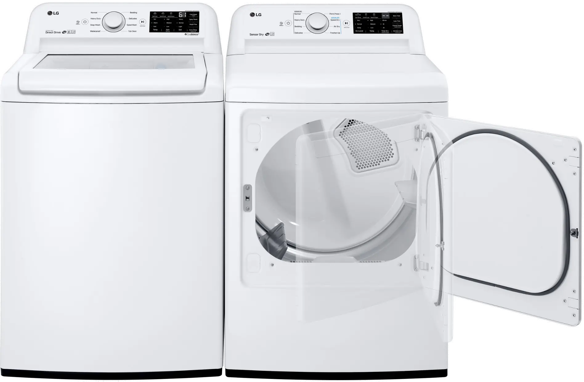 KIT LG Top Load Washer and Dryer Laundry Pair - Gas White-3