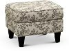 Loren Neutral French-Inspired Ottoman