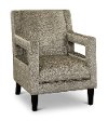 Taupe Gray Contemporary Accent Chair - Roxanne