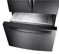 RF23HCEDBSG Samsung Counter Depth French Door Smart Refrigerator - 22.5 cu. ft., 36 Inch Black Stainless Steel-4
