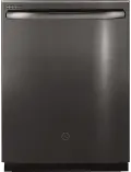 GDT605PBMTS GE Top Control Dishwasher - Black Stainless Steel