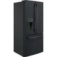 GYE18JEMDS GE 17.5 cu. ft. French Door Refrigerator - Black