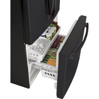 GYE18JEMDS GE 17.5 cu. ft. French Door Refrigerator - Black-3
