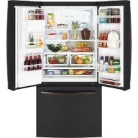 GYE18JEMDS GE 17.5 cu. ft. French Door Refrigerator - Black-5