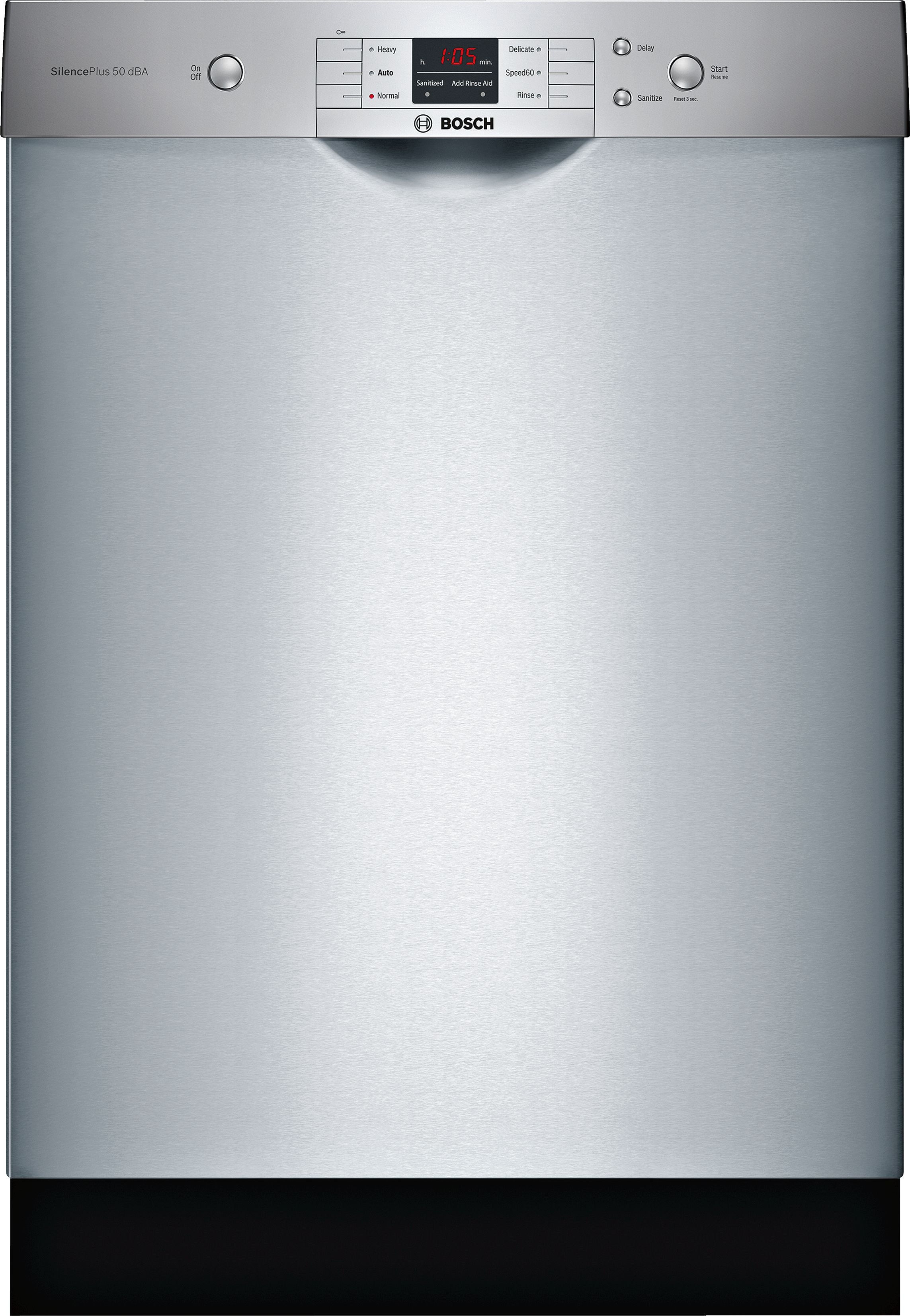 SHEM3AY55N Bosch 100 Series Dishwasher - Stainless Steel-1