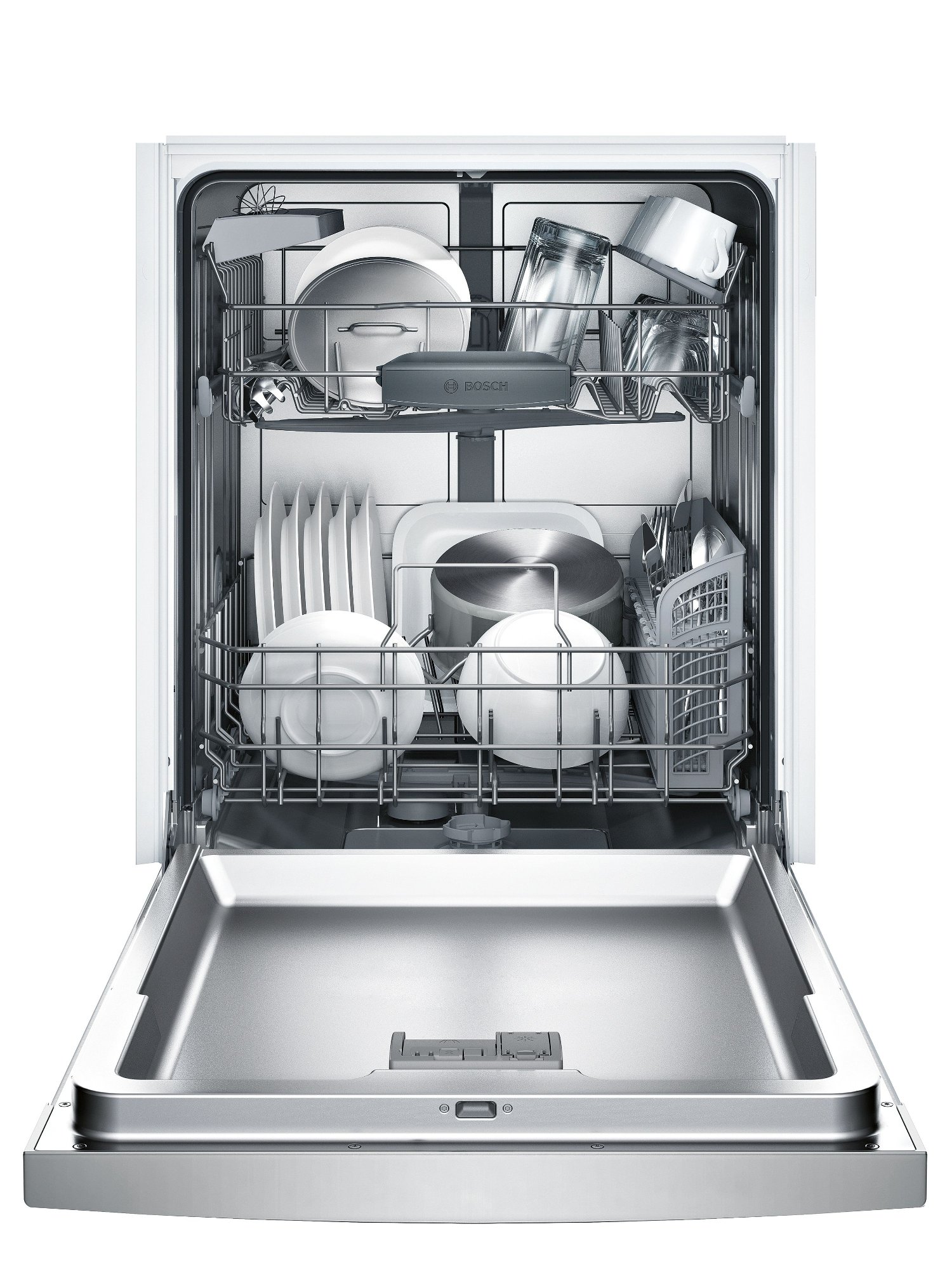 SHEM3AY55N Bosch 100 Series Dishwasher - Stainless Steel-2