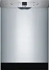 SHEM3AY55N Bosch 100 Series Front Control Dishwasher - Stainless Steel