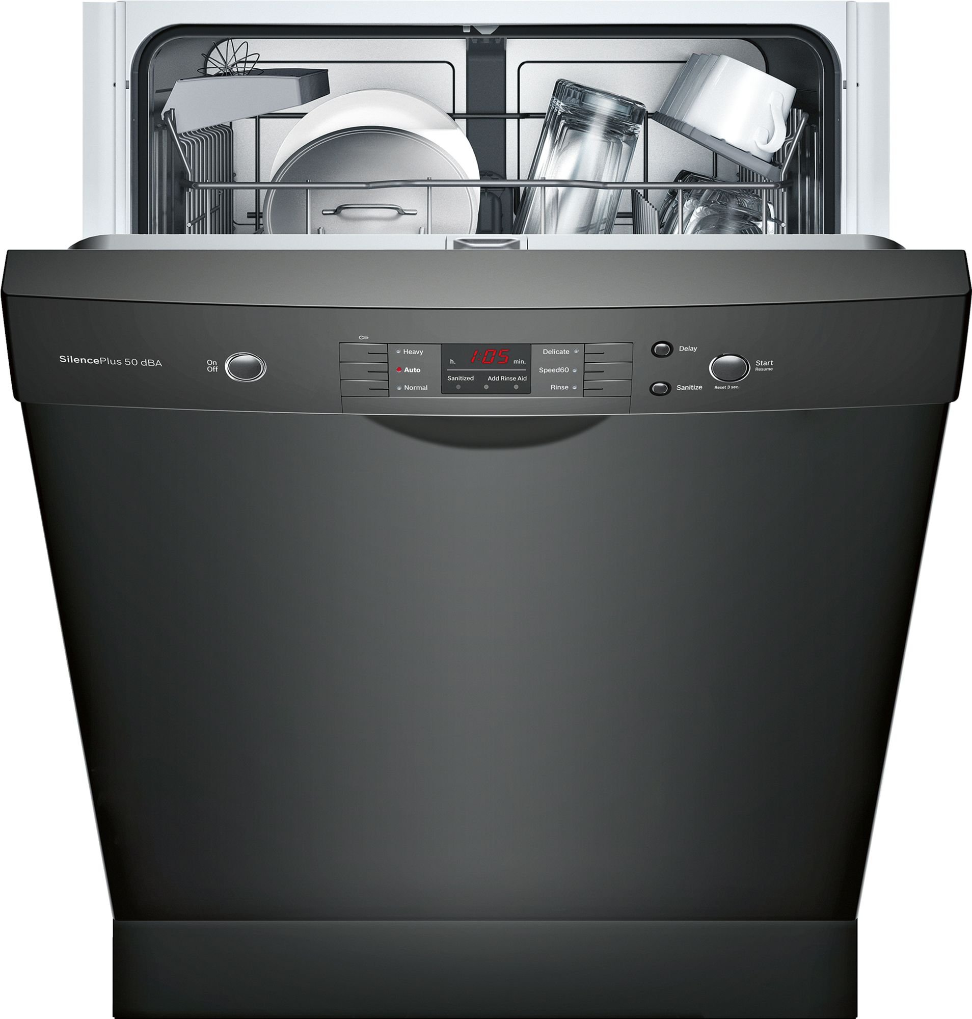 SHEM3AY56N Bosch 100 Series Dishwasher - Black-3