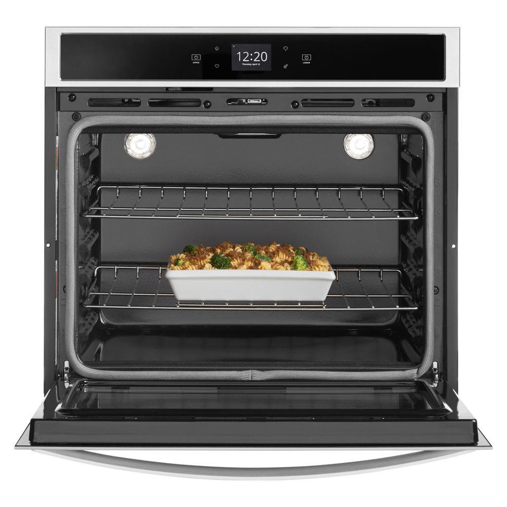 WOS51EC0HS Whirlpool 30 Inch Smart Single Wall Oven with Touchscreen - 5.0 cu. ft. Stainless Steel-2