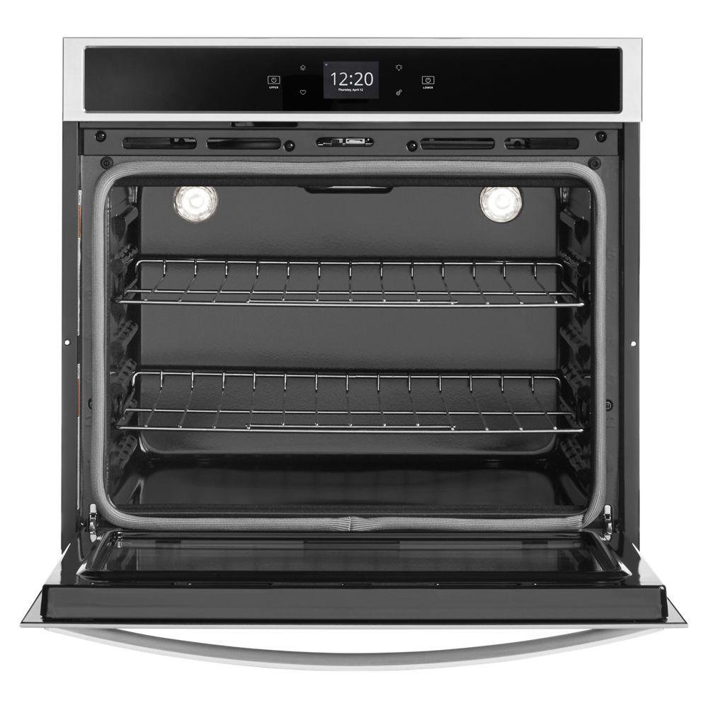 WOS51EC0HS Whirlpool 30 Inch Smart Single Wall Oven with Touchscreen - 5.0 cu. ft. Stainless Steel-6