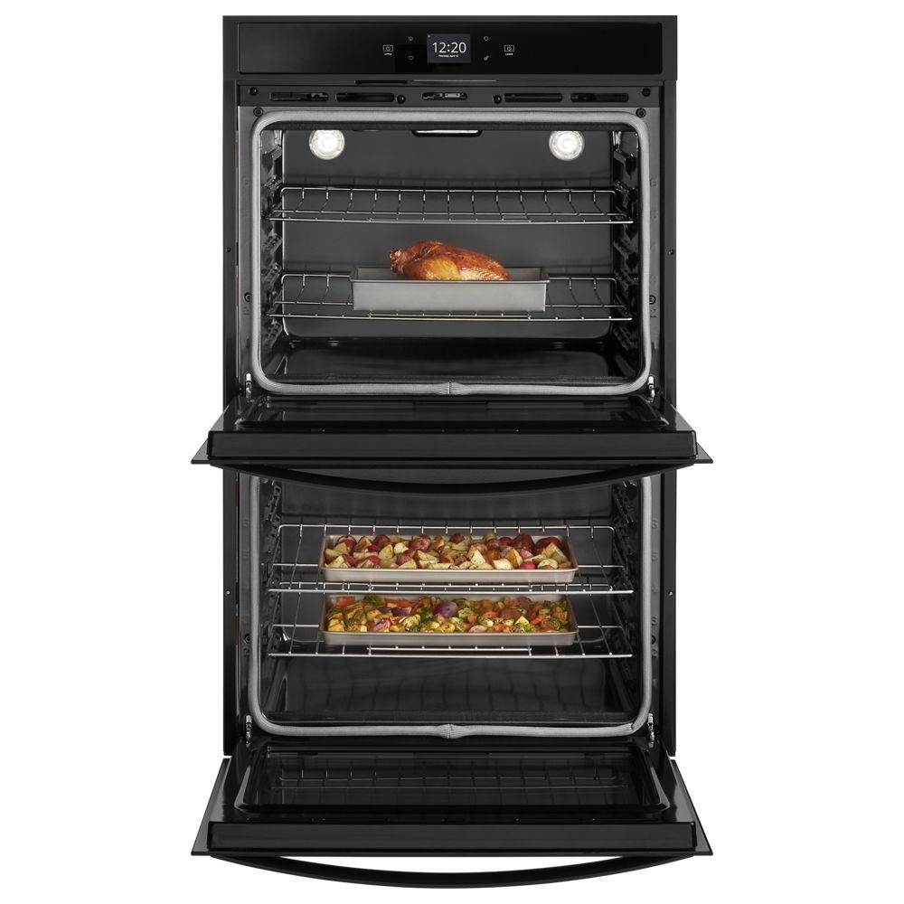 WOD51EC0HB Whirlpool 30 Inch Smart Double Wall Oven with Touchscreen - 10.0 cu. ft. Black-2