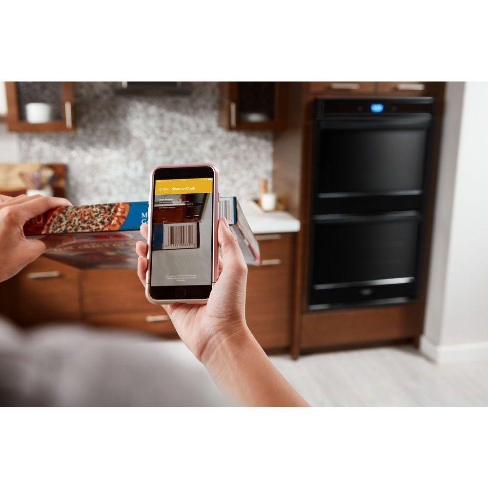 WOD51EC0HB Whirlpool 30 Inch Smart Double Wall Oven with Touchscreen - 10.0 cu. ft. Black-5