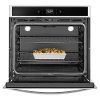 WOS51EC7HS Whirlpool 27 Inch Smart Single Wall Oven with Touchscreen - 4.3 cu. ft. Stainless Steel-2