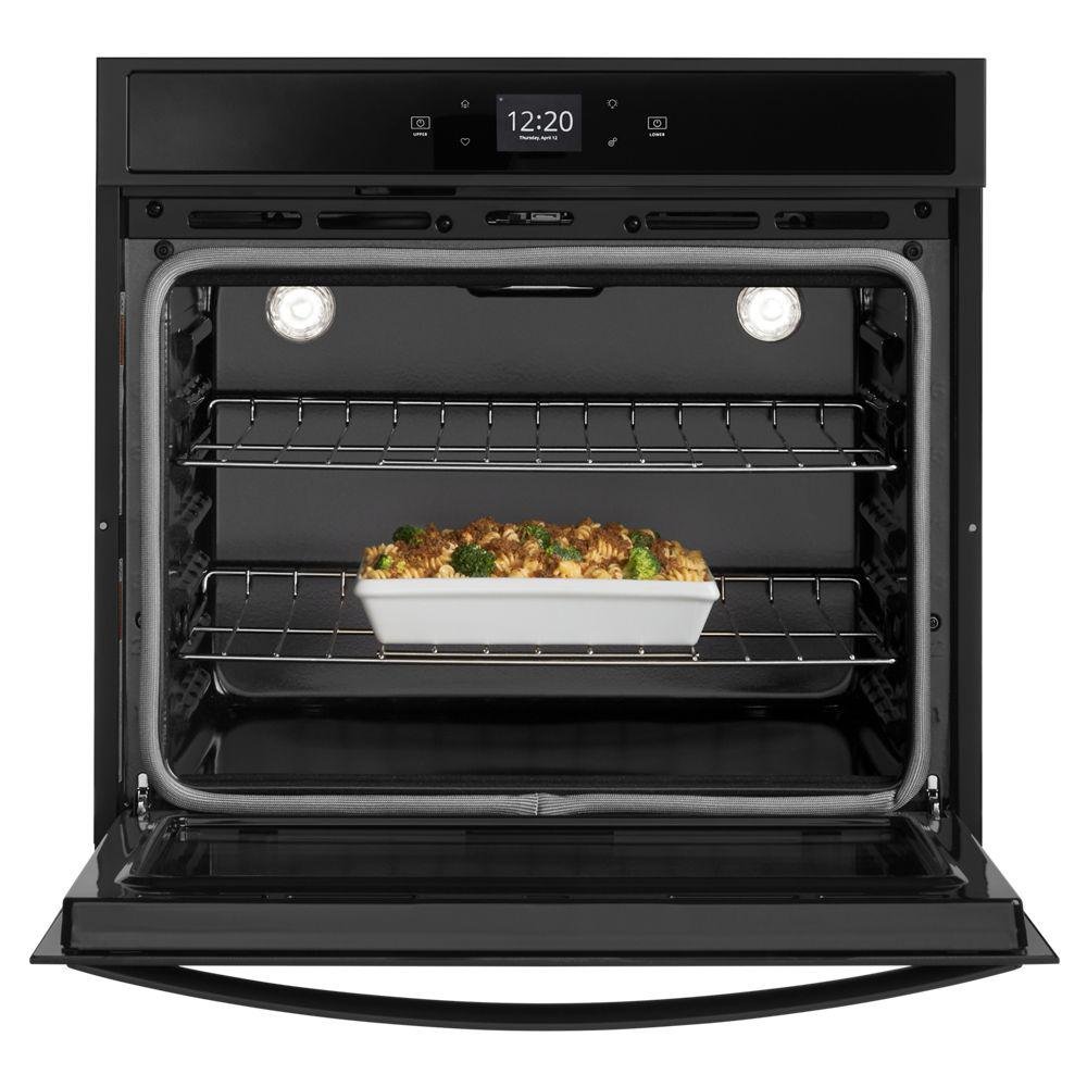 WOS51EC7HB Whirlpool 27 Inch Smart Single Wall Oven with Touchscreen - 4.3 cu. ft. Black-2