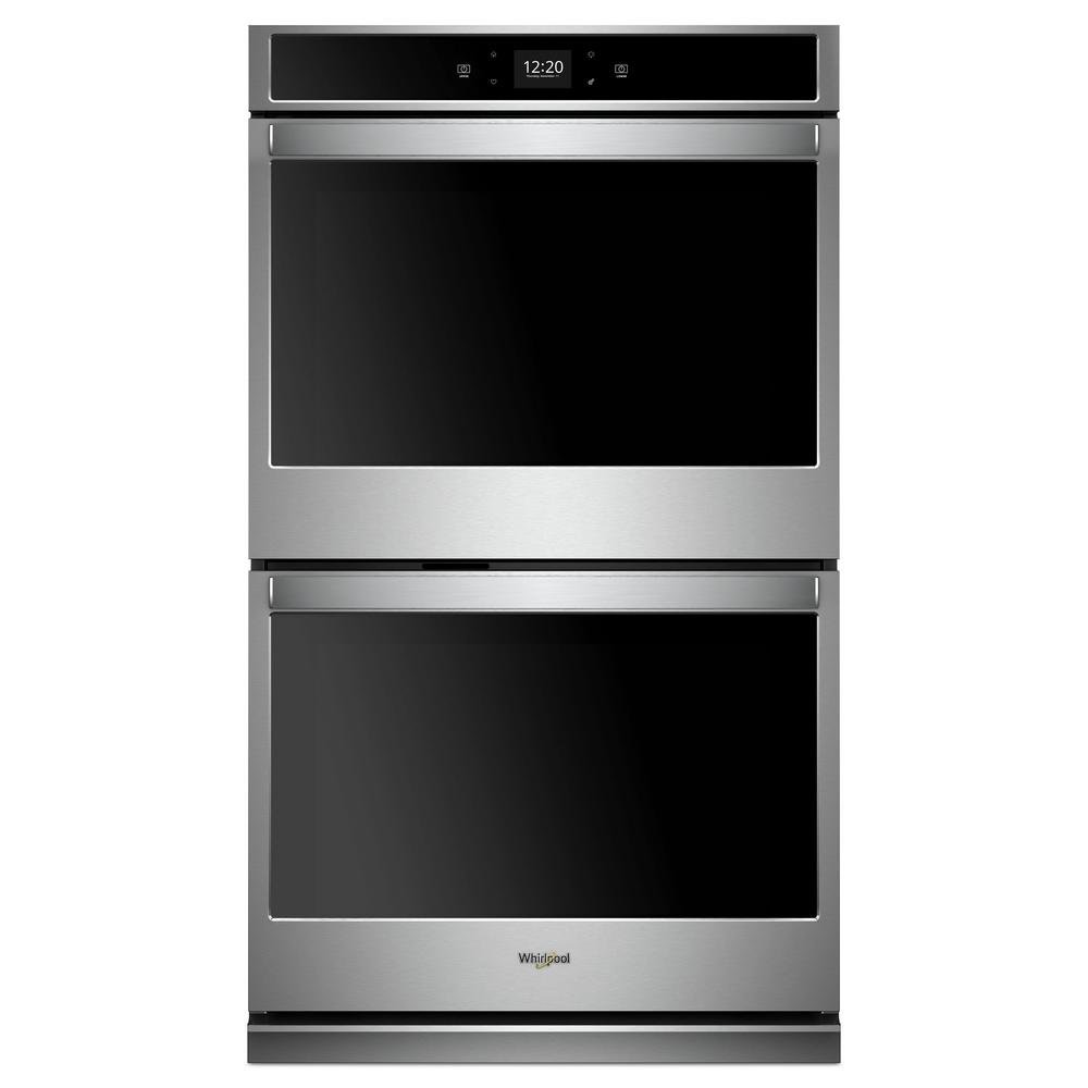 WOD51EC7HS Whirlpool 27 Inch Smart Double Wall Oven with Touchscreen - 8.6 cu. ft. Stainless Steel-1