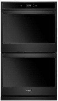 WOD51EC7HB Whirlpool 27 Inch Smart Double Wall Oven with Touchscreen - 8.6 cu. ft. Black