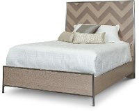 Modern Sand and Oak Queen Bed - Silverlake Village-5