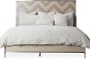 Clearance Modern Sand and Oak King Size Bed - Silverlake Village