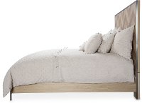 Modern Sand and Oak King Size Bed - Silverlake Village-3