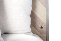 Modern Sand and Oak King Size Bed - Silverlake Village-4