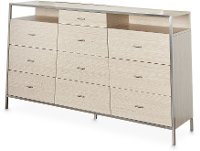 Modern Washed Oak Dresser - Silverlake Village