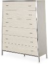 Clearance Modern Washed Oak Chest of Drawers - Silverlake Village