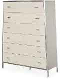 Modern Washed Oak Chest of Drawers - Silverlake Village