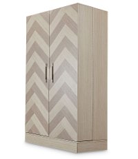 Modern Sand and Oak Shoe Cabinet - Silverlake Village