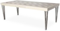Contemporary Sand and Gray Dining Table - Silverlake Village