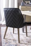 Contemporary Black Upholstered Dining Room Chair - Silverlake Village-2