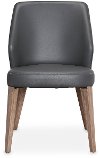 Contemporary Black Upholstered Dining Room Chair - Silverlake Village-3