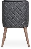 Contemporary Black Upholstered Dining Room Chair - Silverlake Village-4