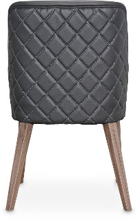 Contemporary Black Upholstered Dining Room Chair - Silverlake Village-4