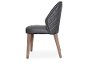 Contemporary Black Upholstered Dining Room Chair - Silverlake Village-5