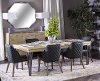 Clearance Contemporary Sand and Black 5 Piece Dining Set - Silverlake Village