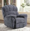Traditional Smoke Gray Manual Rocker Recliner - Easy Rider
