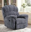 Traditional Smoke Gray Power Rocker Recliner - Easy Rider