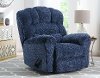 Traditional Royal Blue Manual Rocker Recliner - Easy Rider