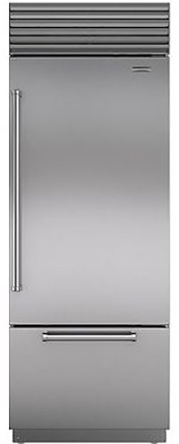 BI-30U/S/PH-RH Sub-Zero 30 Inch Classic Bottom Freezer Refrigerator - Right Hinge, Professional Handle